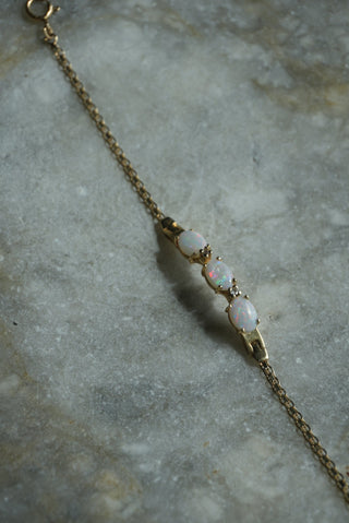 14K OPAL TRIPLET BRACELET
