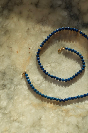 16INCH 14k LAPIS NECKLACE