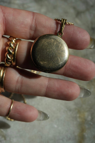Sweet Memories - Goldfill Locket Necklace