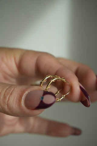 MINI 14K HOOPS