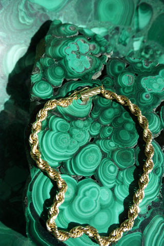 7 INCH 14K ROPE BRACELET