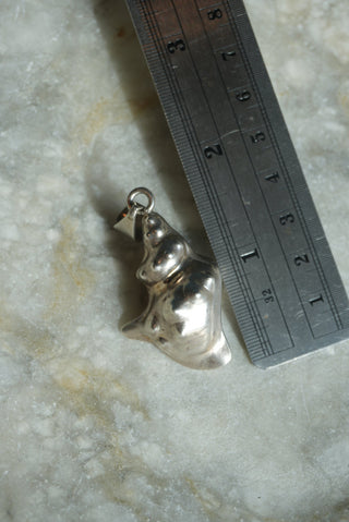 STERLING SILVER CONCH SHELL PENDANT