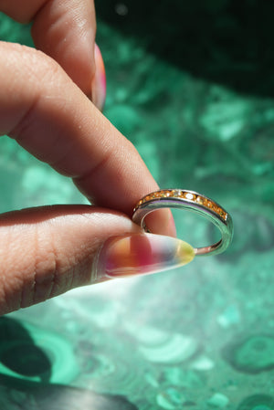 CITRINE BANDS SZ 7