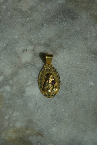 10K MADONNA PENDANT