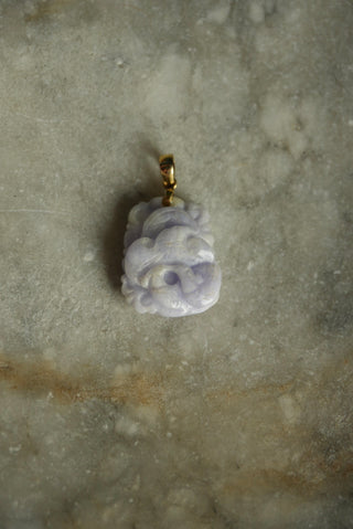 LAVENDER JADE 14K BAIL