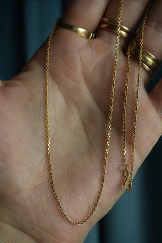 14k Mini Biker Chain - 20 inches