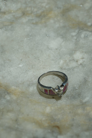 PINK OPAL BAND SZ 7