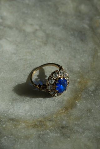 10K BLUE IOLITE RING