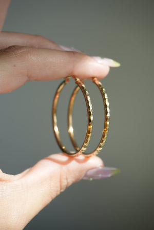 SNAKESKIN HOOPS