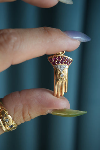 14k VINTAGE GLOVE