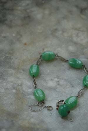 MINT GLASS BEADS