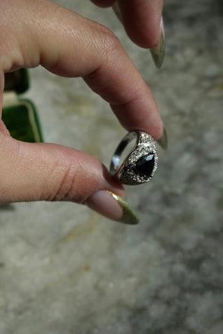 Trillion Club - Sterling Pave Cocktail Ring Size 7