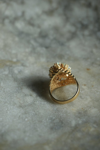 14K OPAL CENTER STAGE RING