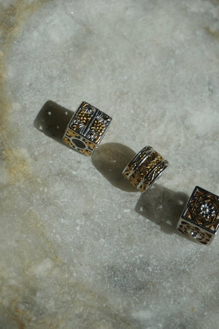 STERLING SILVER CHARM SPACERS