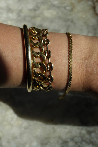 Wavy Link - Vermeil Sleek Bracelet