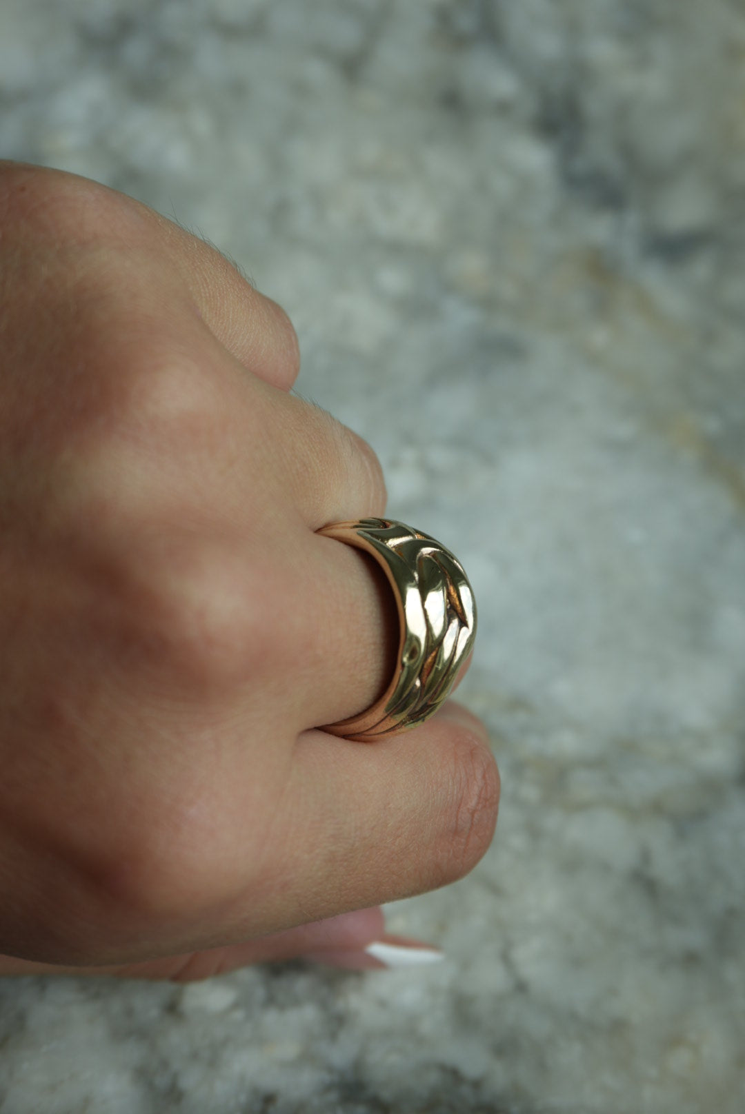 BYZANTINE DOME RING SZ 8.5