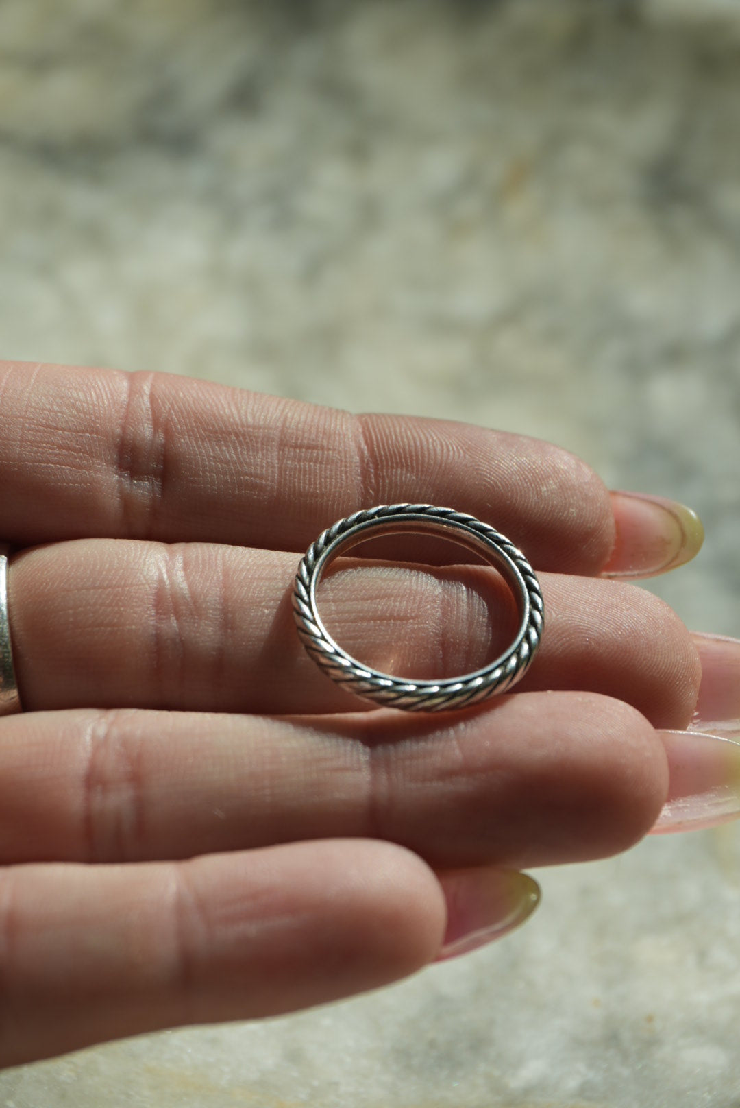 CABLE RING SZ 7.5