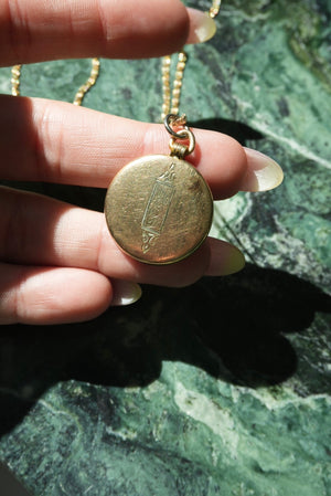 MONOGRAM ANTIQUE LOCKET