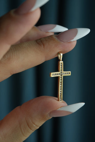 14K GOLD CROSS