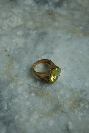 CHARTREUSE GLASS SZ 6