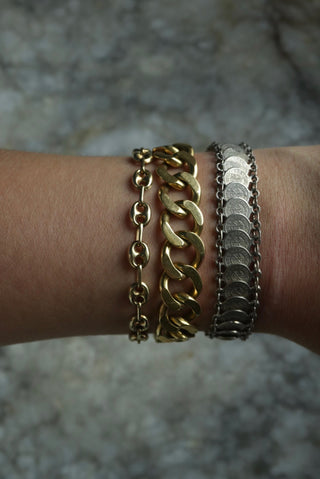 Coin Collector - Sterling silver 1956 Coin Bracelet
