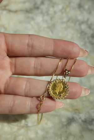 VINTAGE COIN NECKLACE