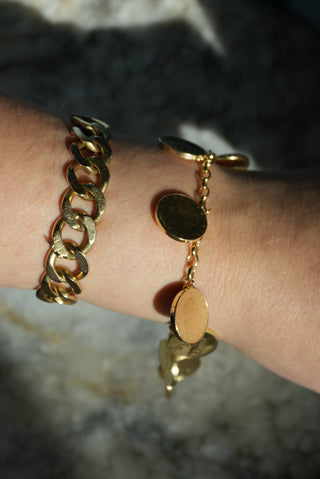 14K ITALIAN CHARM BRACELET