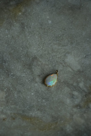 14k Mini Opal Pendant