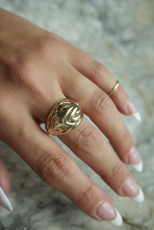 BYZANTINE DOME RING SZ 8.5