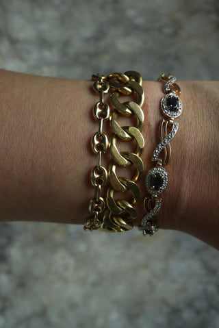 XOXO - Vermeil Dual Tone Bracelet