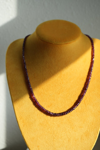 14k AMETHYST CHAIN