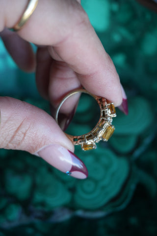 CITRINE TRIPLET SZ 7