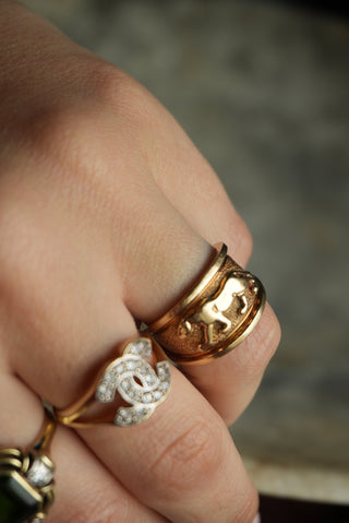 14K PANTHER RING