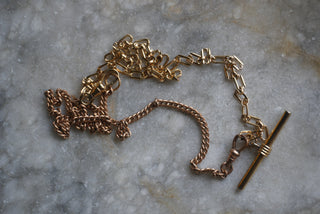 GOLD FILL WATCH CHAIN NECKLACE