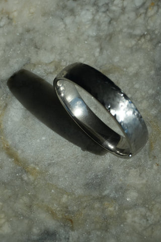 High Society - Sterling Vintage Wide Bangle