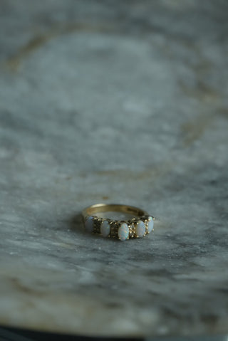 14k OPAL BAND