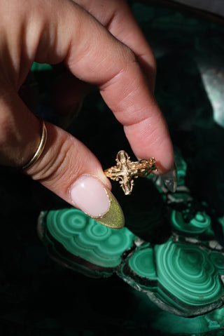 14k Crucifix Ring
