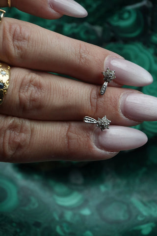 14k Shooting Star Studs