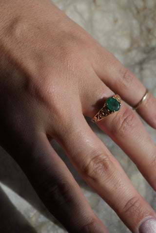 14k Emerald Ring
