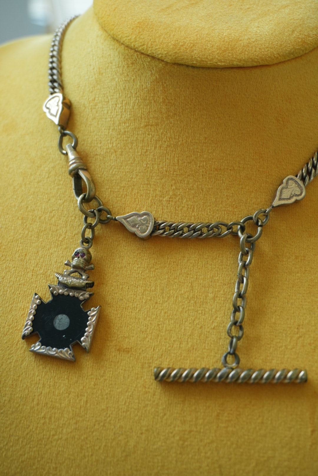 ANTIQUE WATCH NECKLACE