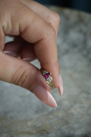10K RUBY RING