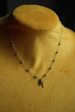 Quiet Hours - Sterling Station Necklace