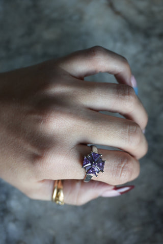 AMETHYST FLOWERS SZ 10