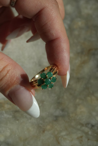 14K EMERALD RING