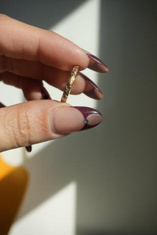 14K ROSE INFINITY BAND