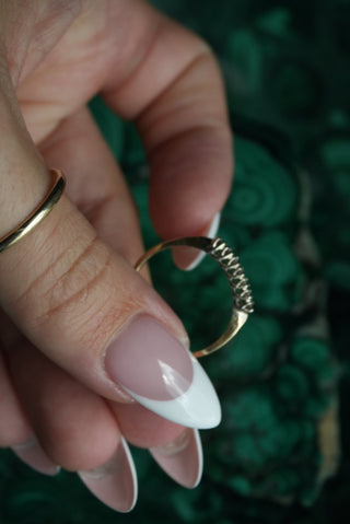14K DIAMOND BAND