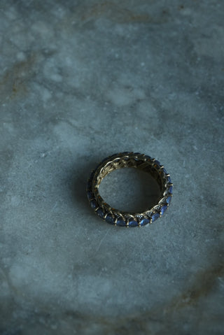 10K TANZANITE INFINITY BAND