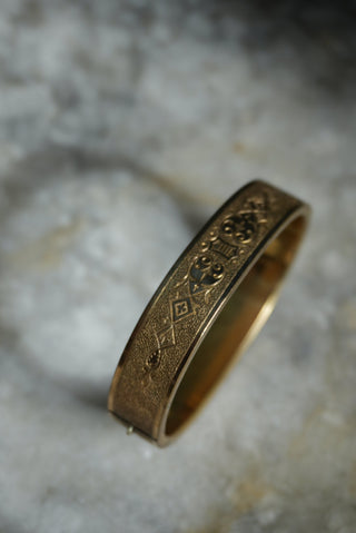 GREEK KEY BANGLE BRACELET