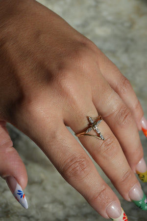 VINTAGE CROSS RING