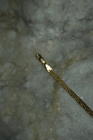 18k Unique Curb Link Bracelet